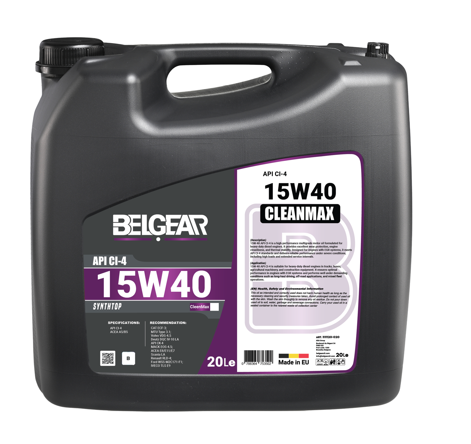 Belgear Premium Motor Oil - Reliable performance for diesel and gasoline engines